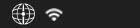 The Deus XT icon in the Mac menu bar